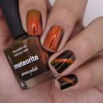 Firey Magnetic Nail Polish Swatch